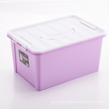 Colorful Plastic Storage Container Box with Handle (SLSN012)